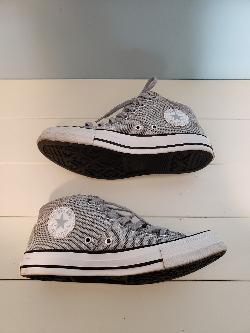 Converse Gray High-Top Sneakers Women's Size 7